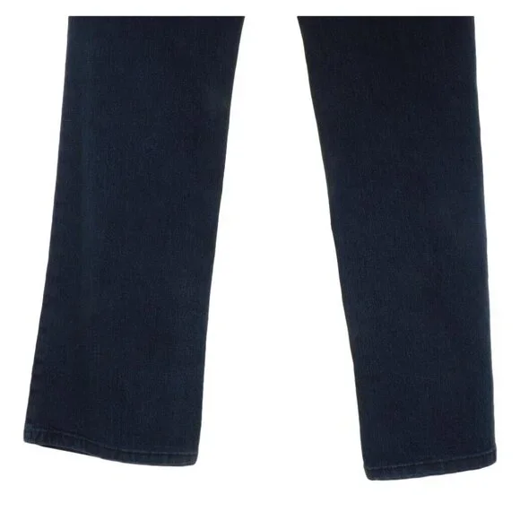 Nine West Jeans Womens 2 Petite 25 x 27 Straight Leg Dark Stretch Flare - Picture 5 of 8